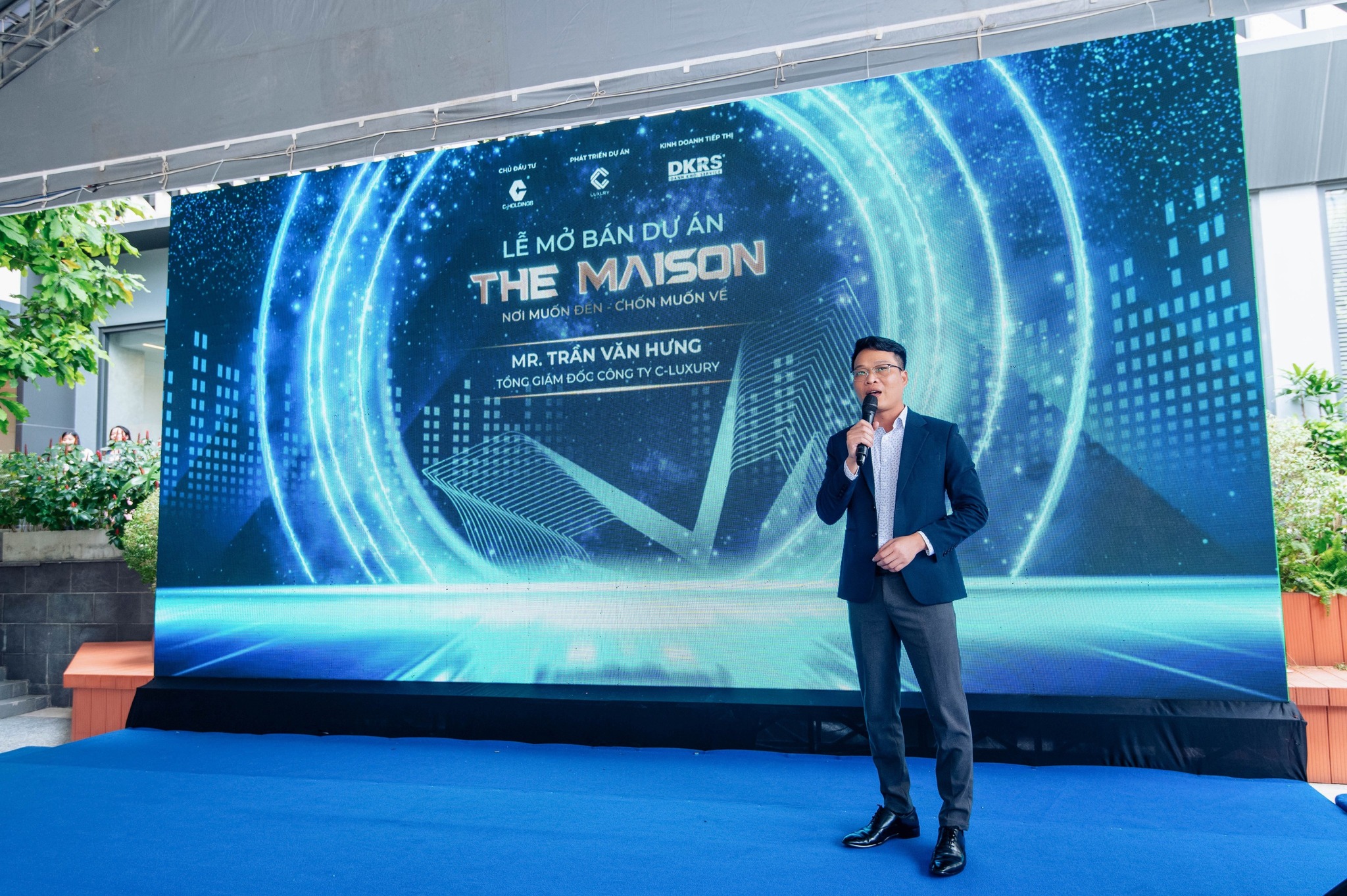 Ông. Trần Văn Hưng – Tổng giám đốc C-Luxury phát biểu tại sự kiện. Ảnh. C-Holdings